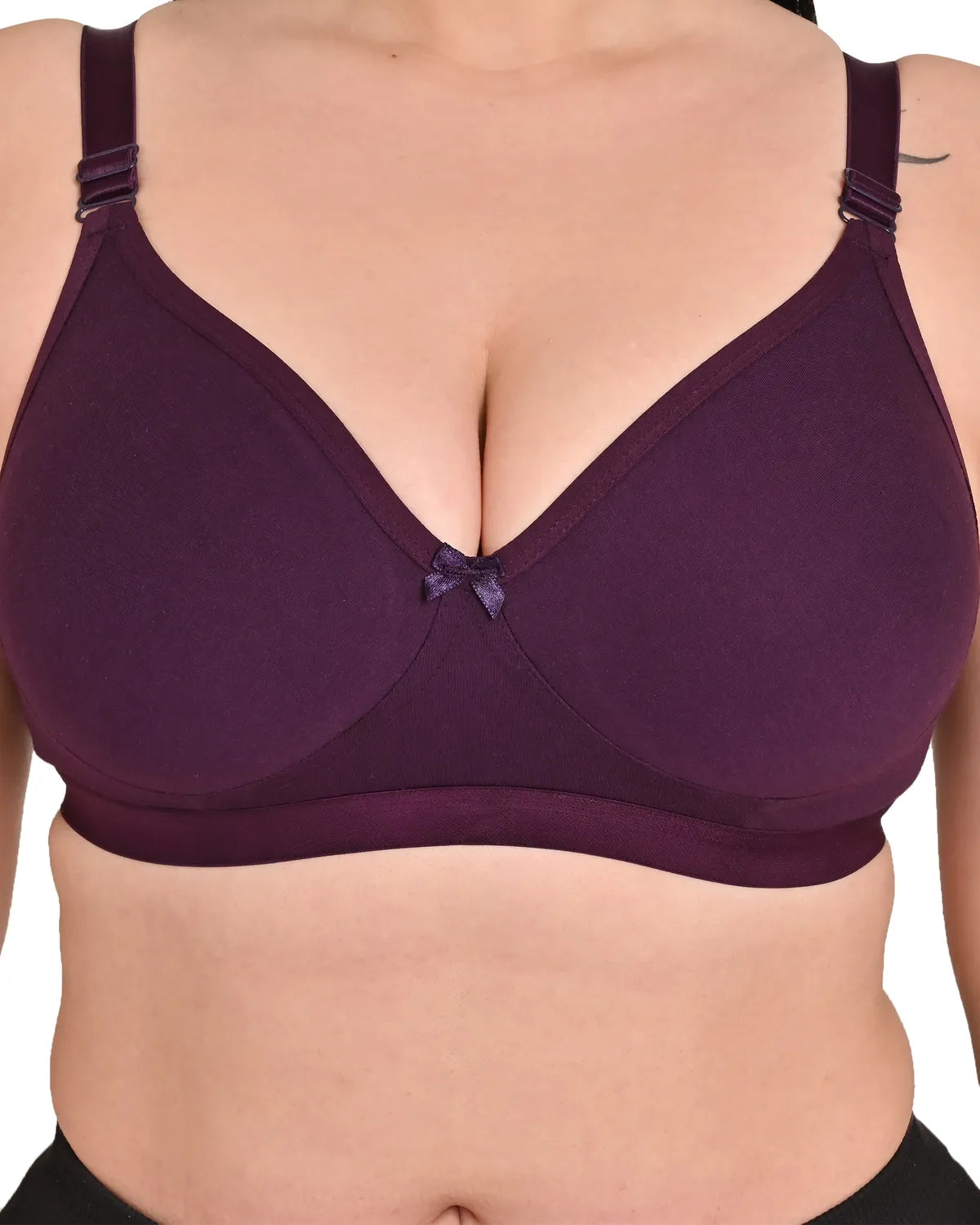 Women's Girls Seamless Non Padded Bra Multicolor ( Pack of 3 )